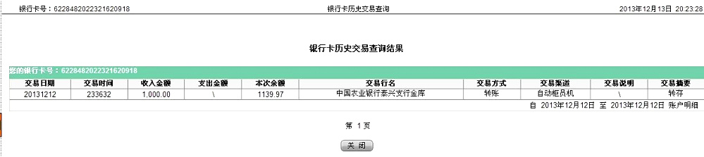 第三次购买剪刀12月12日泰兴客户汇款一千元